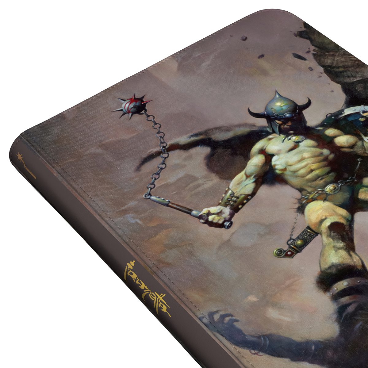 Ultra Pro - "Warrior with Ball and Chain" by Frank Frazetta - 9-Pocket Zippered Premium PRO-BINDER®