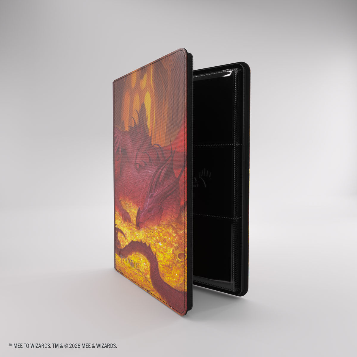 Gamegenic | MTG: The Hobbit - Smaug's Mox Amber |  Zip-Up Album 18-Pocket