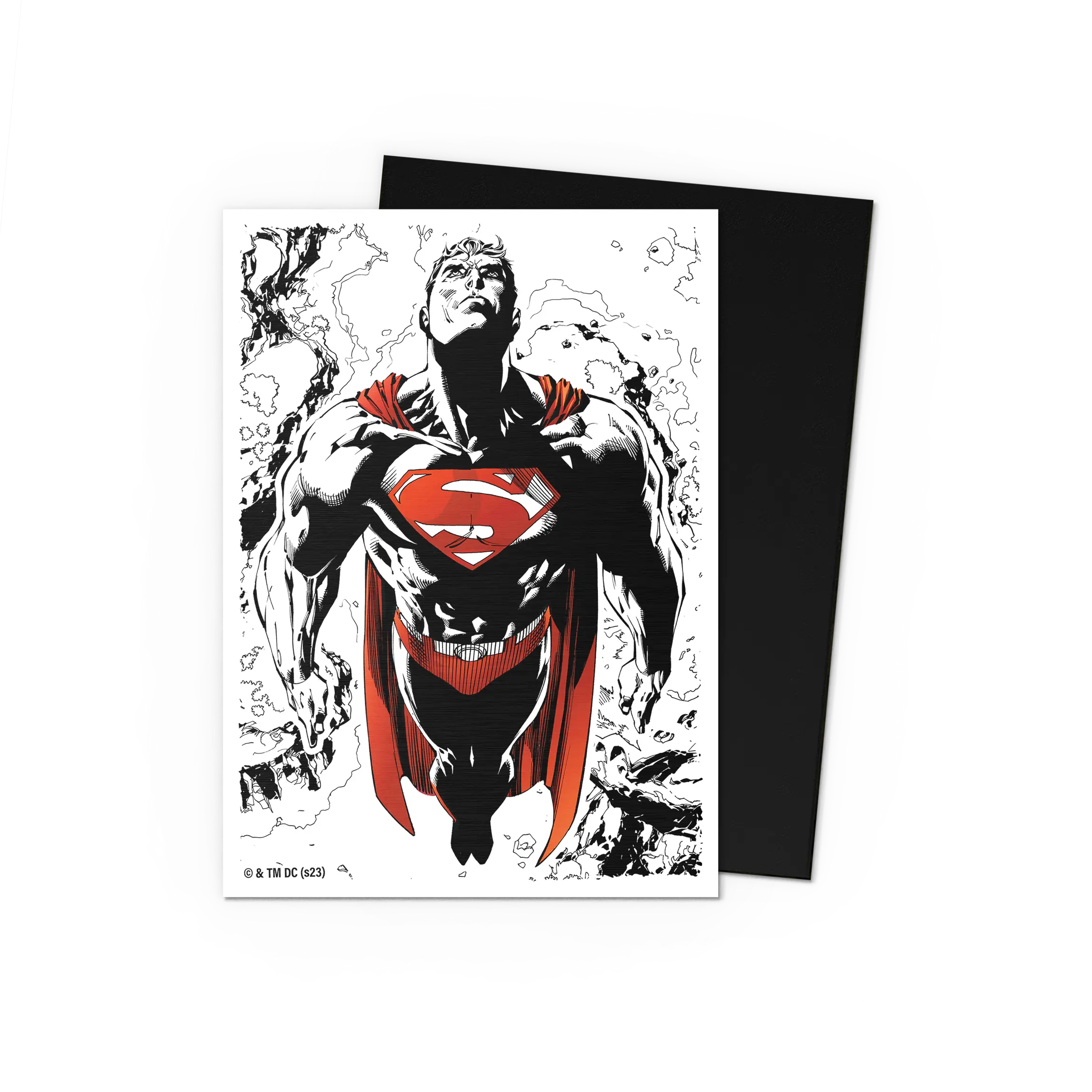 Dragon Shield: Superman Core (Red/White Variant) - Matte Dual Art Sleeves - Standard Size