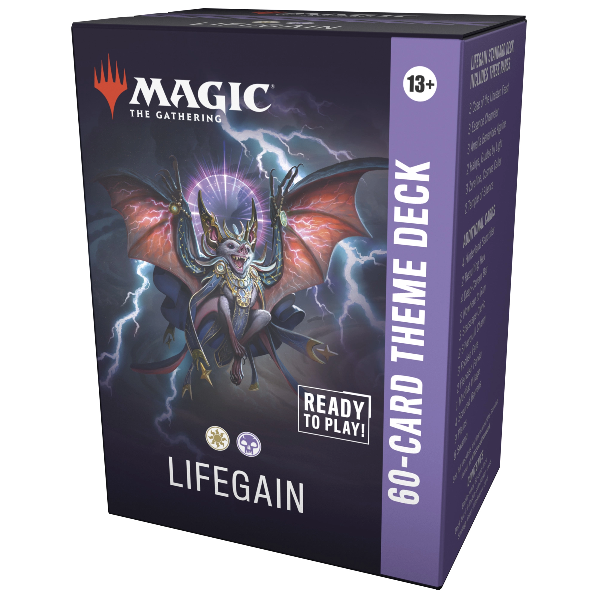 Magic: The Gathering | Secrets of Strixhaven | Lifegain 60 Card Theme Deck (ENG)