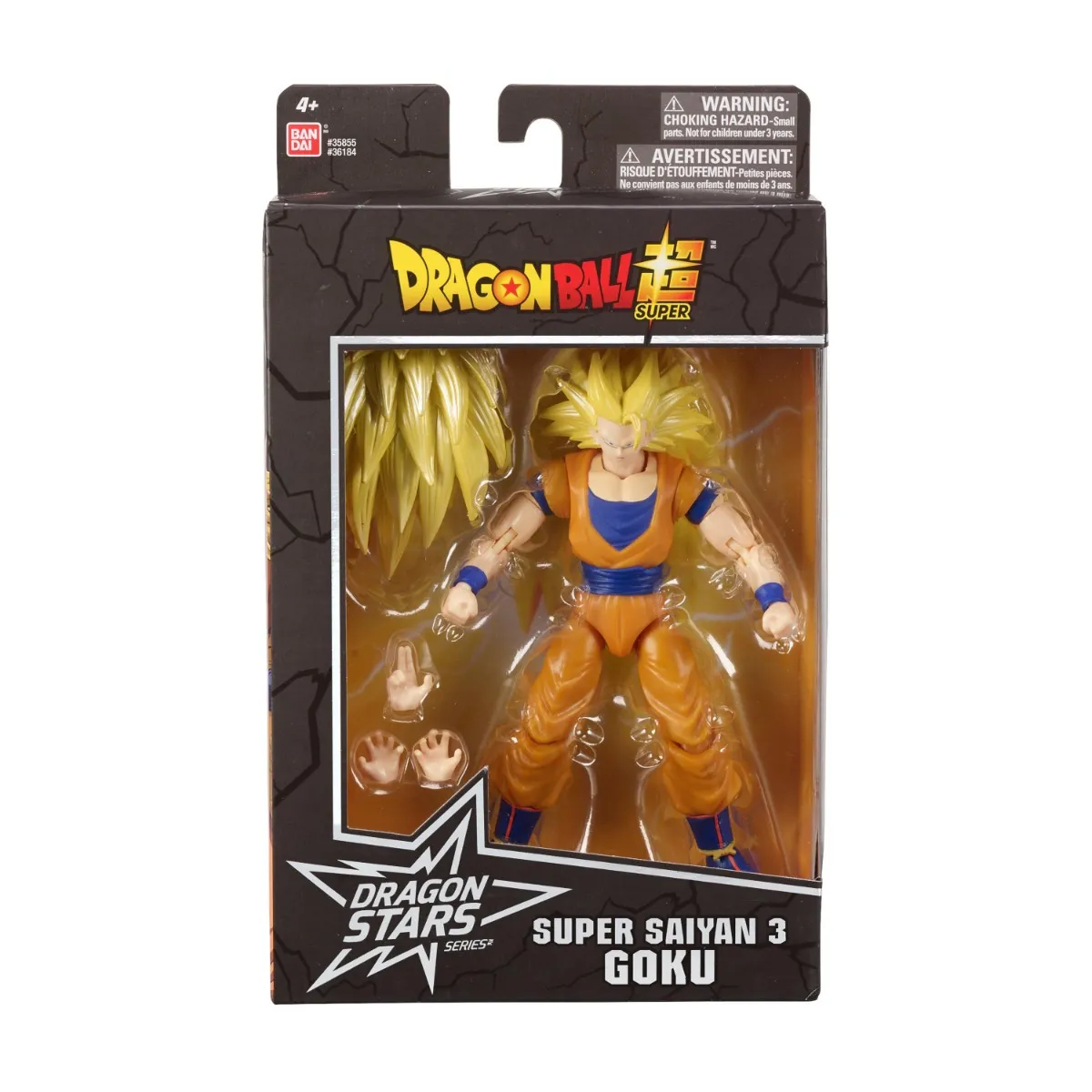 Bandai Toys | Dragon Stars Goku Actionfigur Assortment 2 (3 Stk) (17cm) | Dragon Ball
