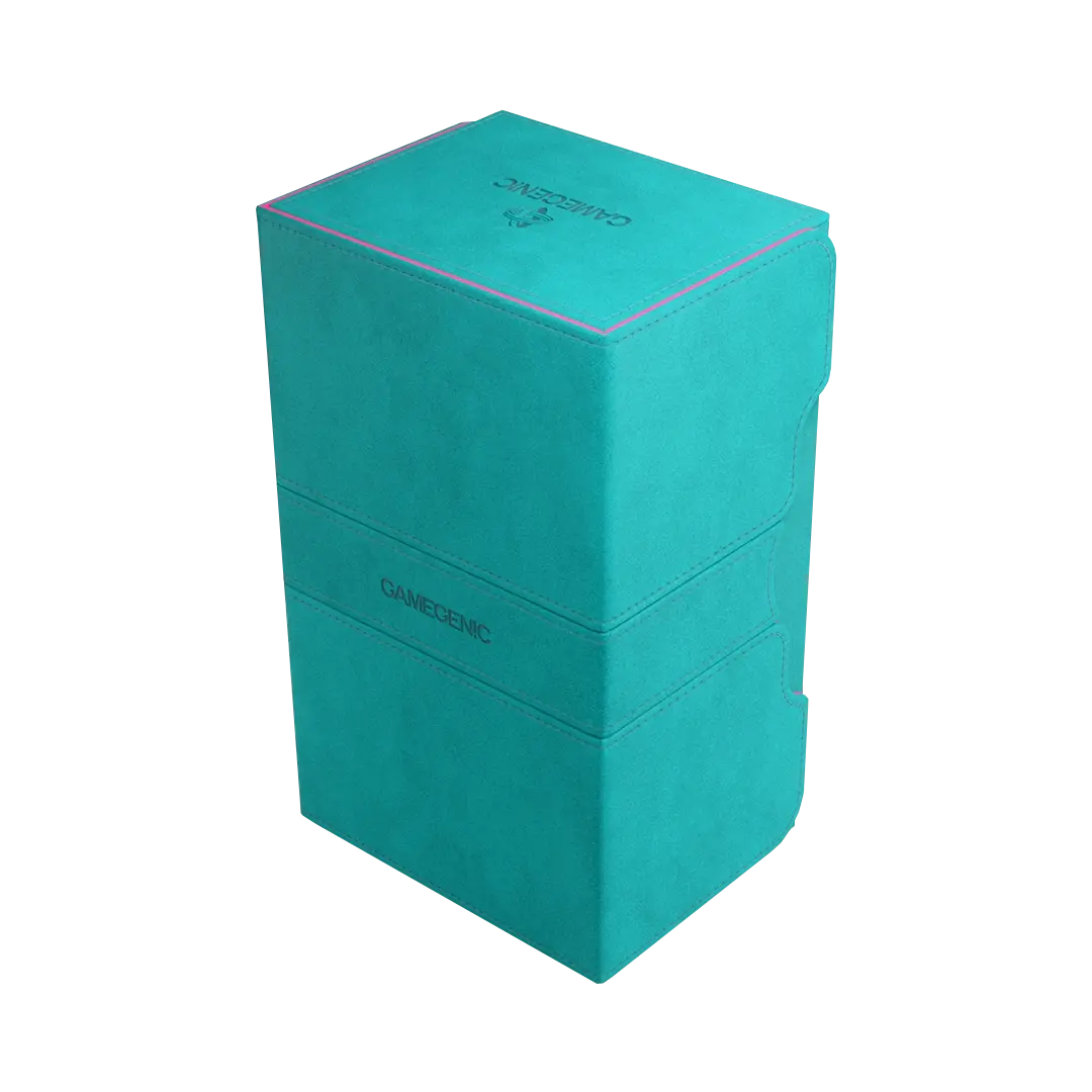 Gamegenic | Deckbox Stronghold 200+ | Teal/Pink