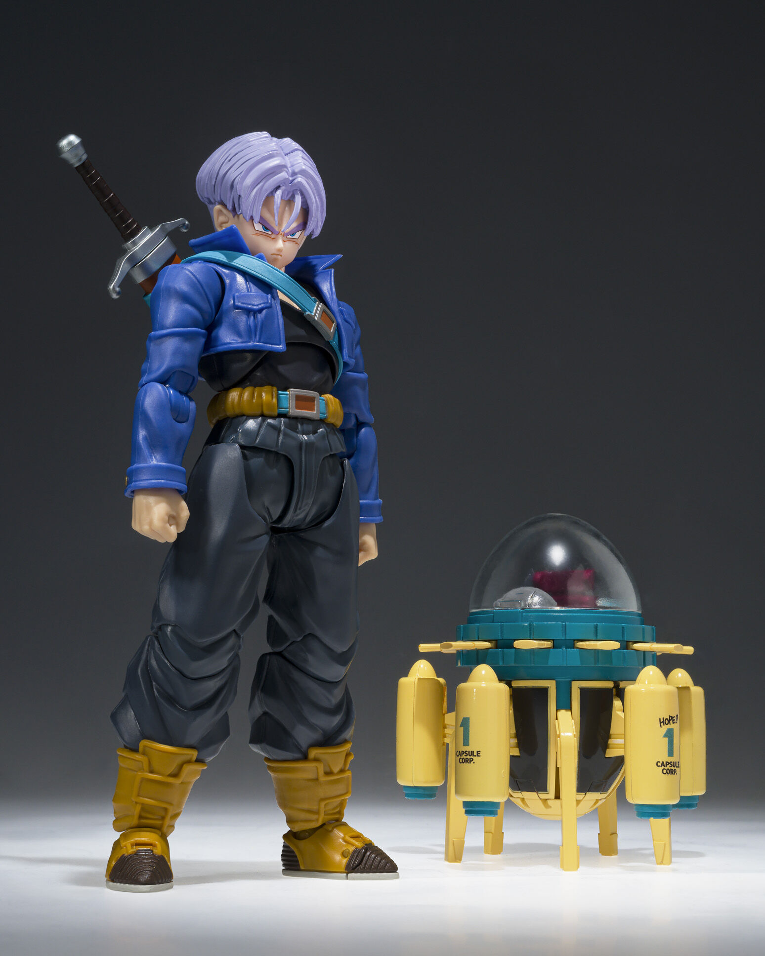 Tamashii Nations | Hoi-Poi Capsule No. 433 Trunks's Time Machine Changearts (8cm) | Dragon Ball