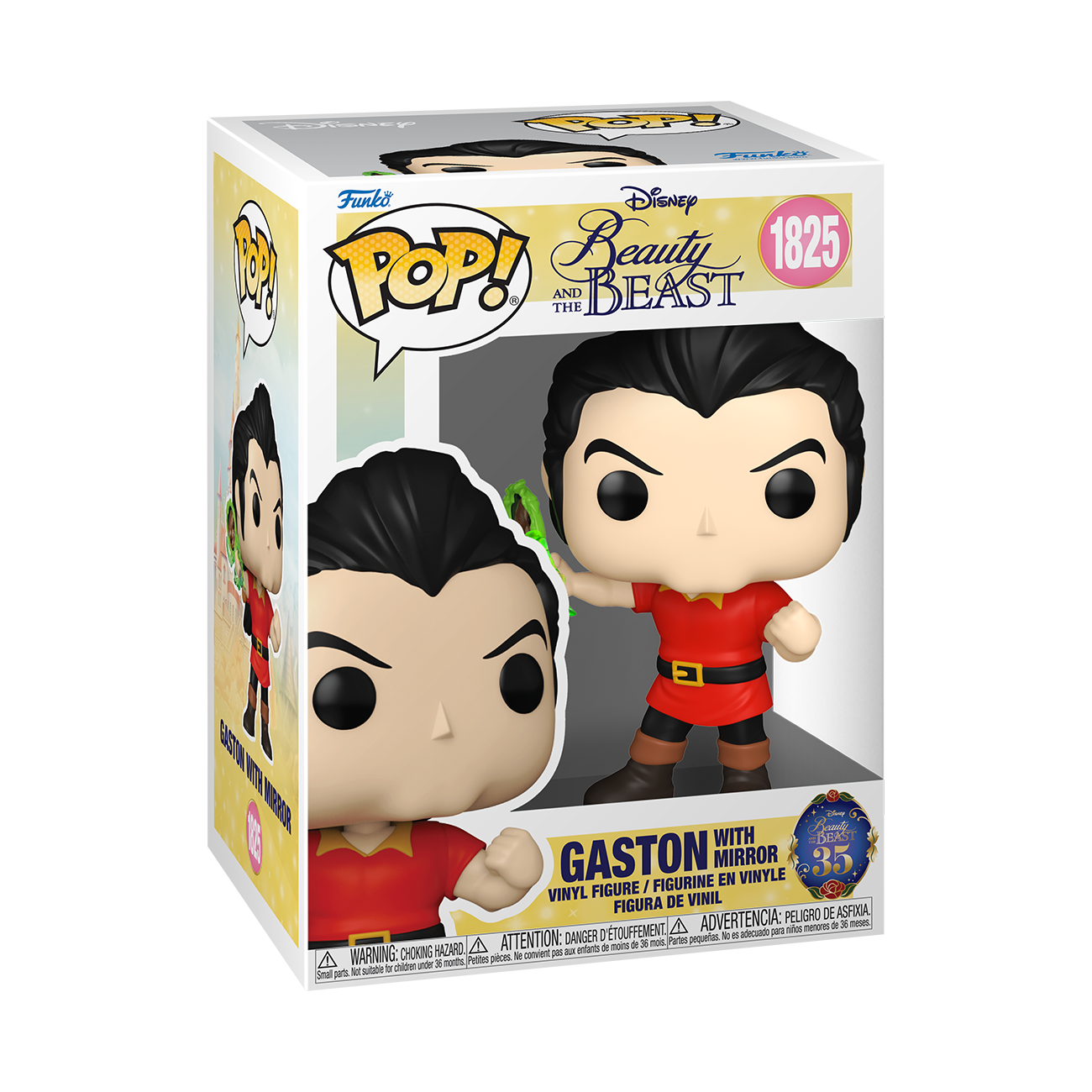 Pop! Vinyl | Gaston with Mirror | Beauty and the Beast