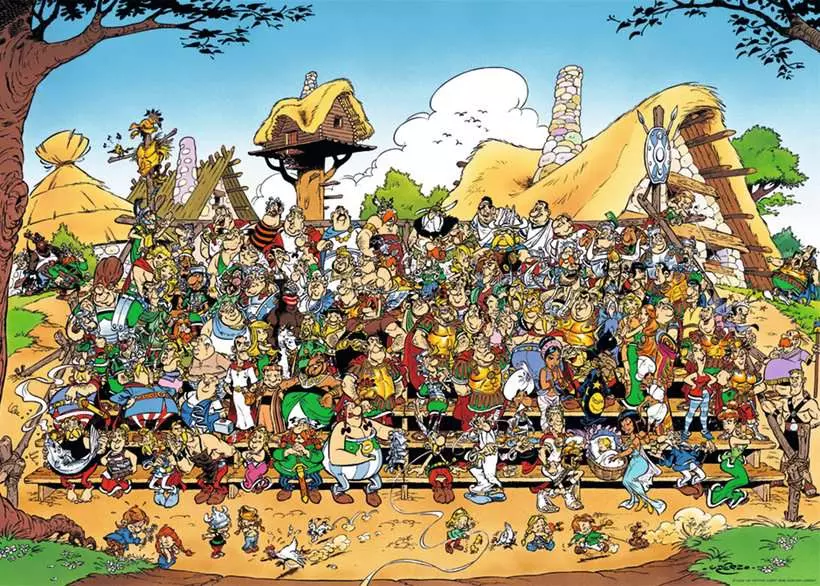 Ravensburger | Asterix Idefix Family Portrait | 1000 Teile Puzzle
