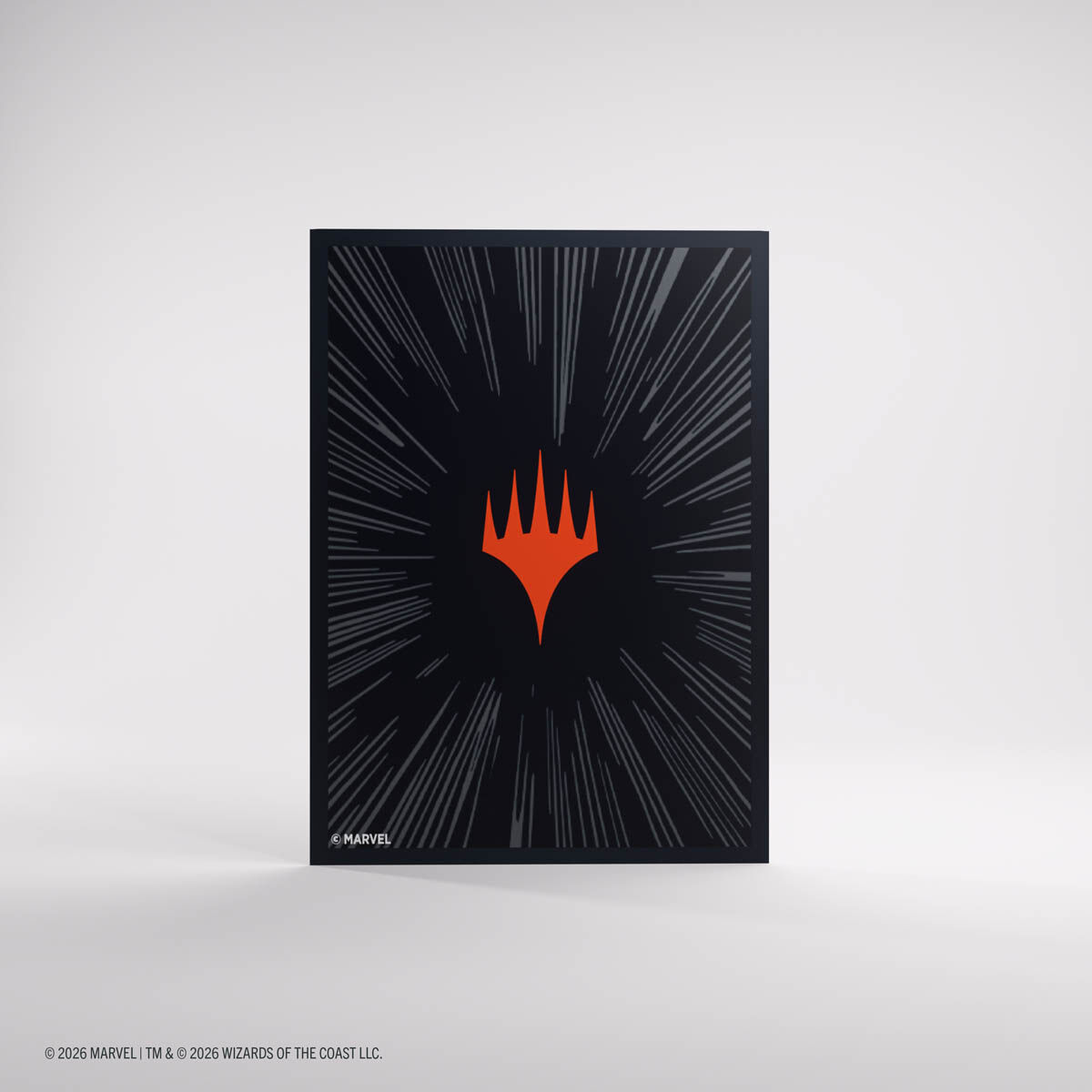 Gamegenic | Marvel Super Heroes - Comic Burst Black | Premium Double Sleeving Pack