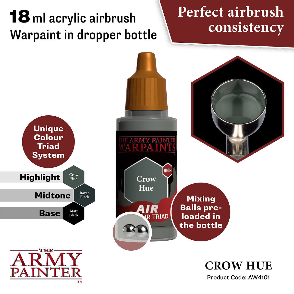 The Army Painter - Crow Hue - Warpaints Air