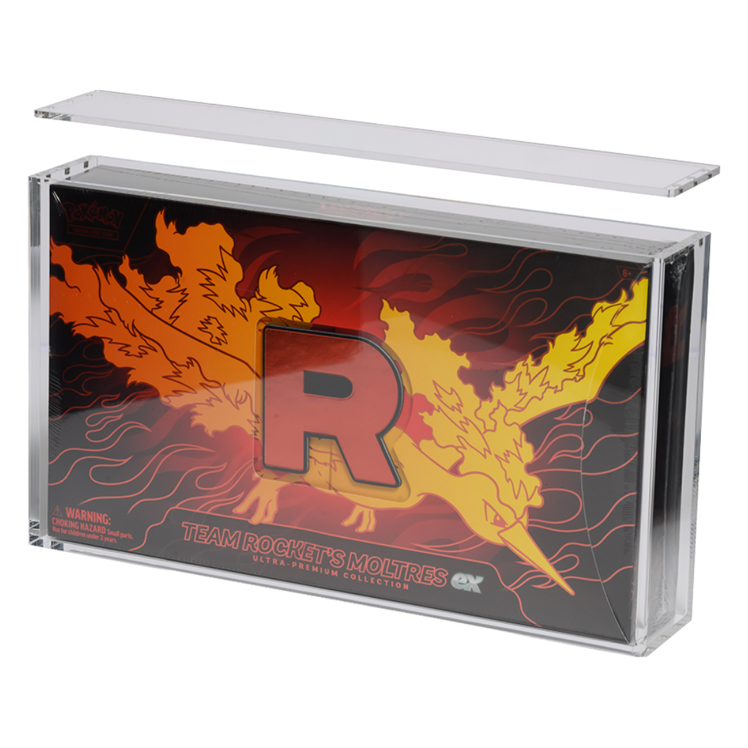 The Acrylic Box | Team Rocket's Moltres UPC | Acryl Case