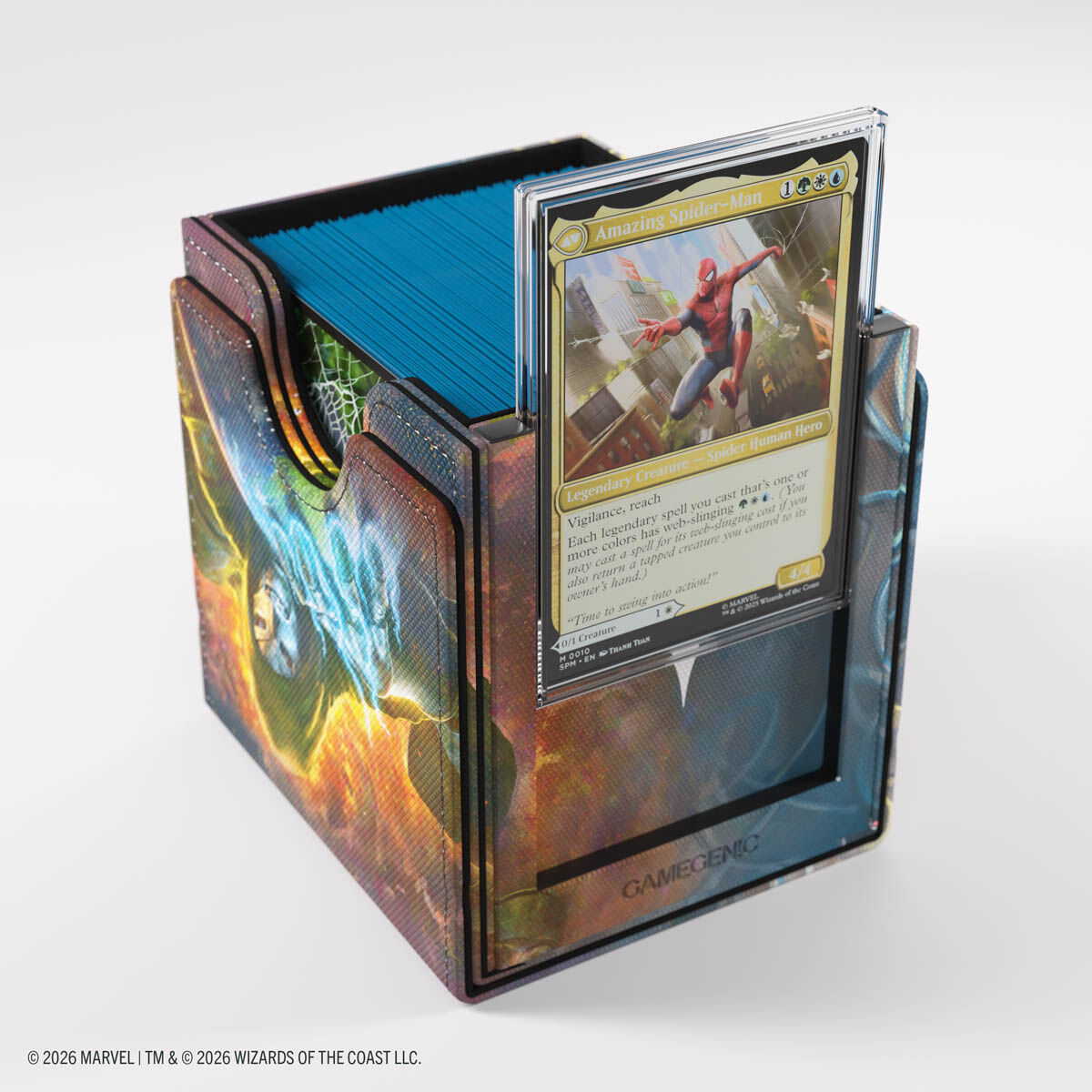Gamegenic | Marvel Super Heroes - Doom Reigns Supreme / Loki Laufeyson | Deckbox Sidekick PRO 100+ XL