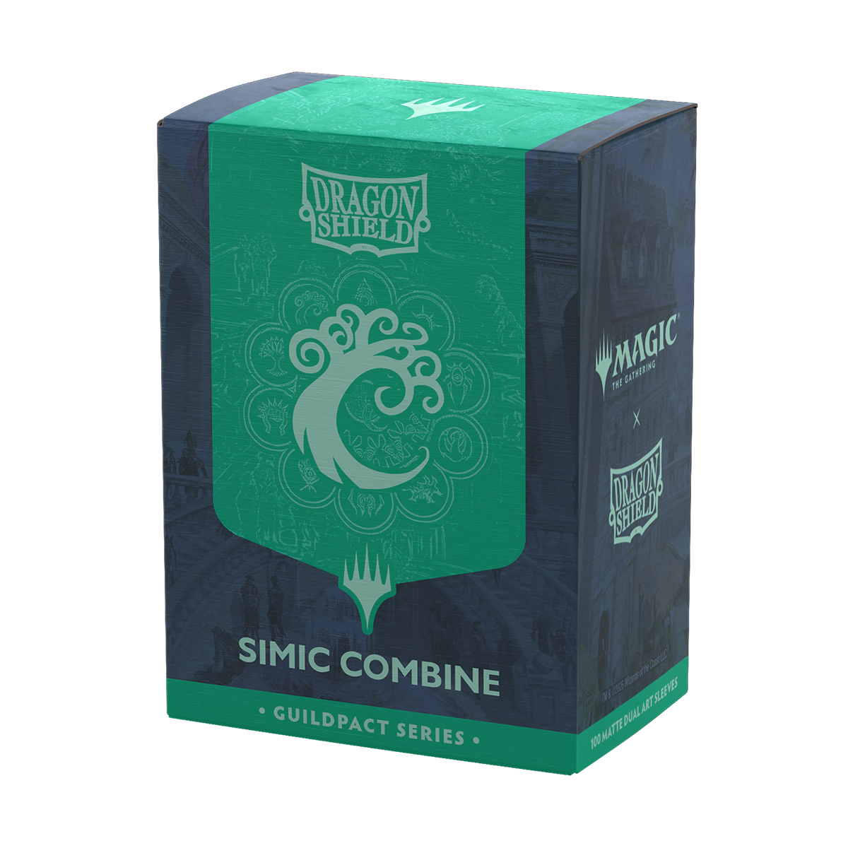 Dragon Shield X Magic: The Gathering | Simic Combine | Standard Size Sleeves Guildpact Series