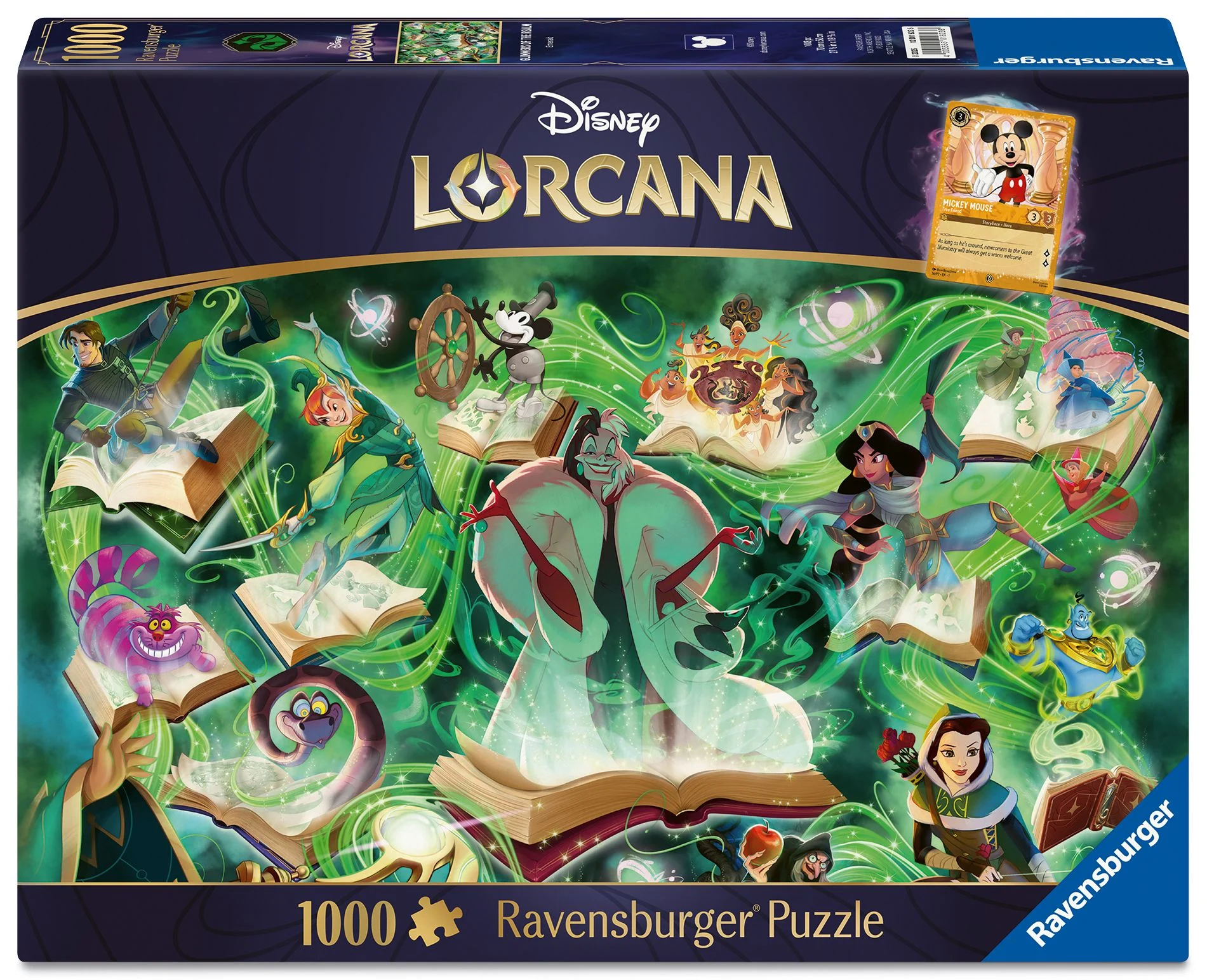 Ravensburger | Disney Lorcana Glimmers of the Realm Emerald | 1000 Teile Puzzle