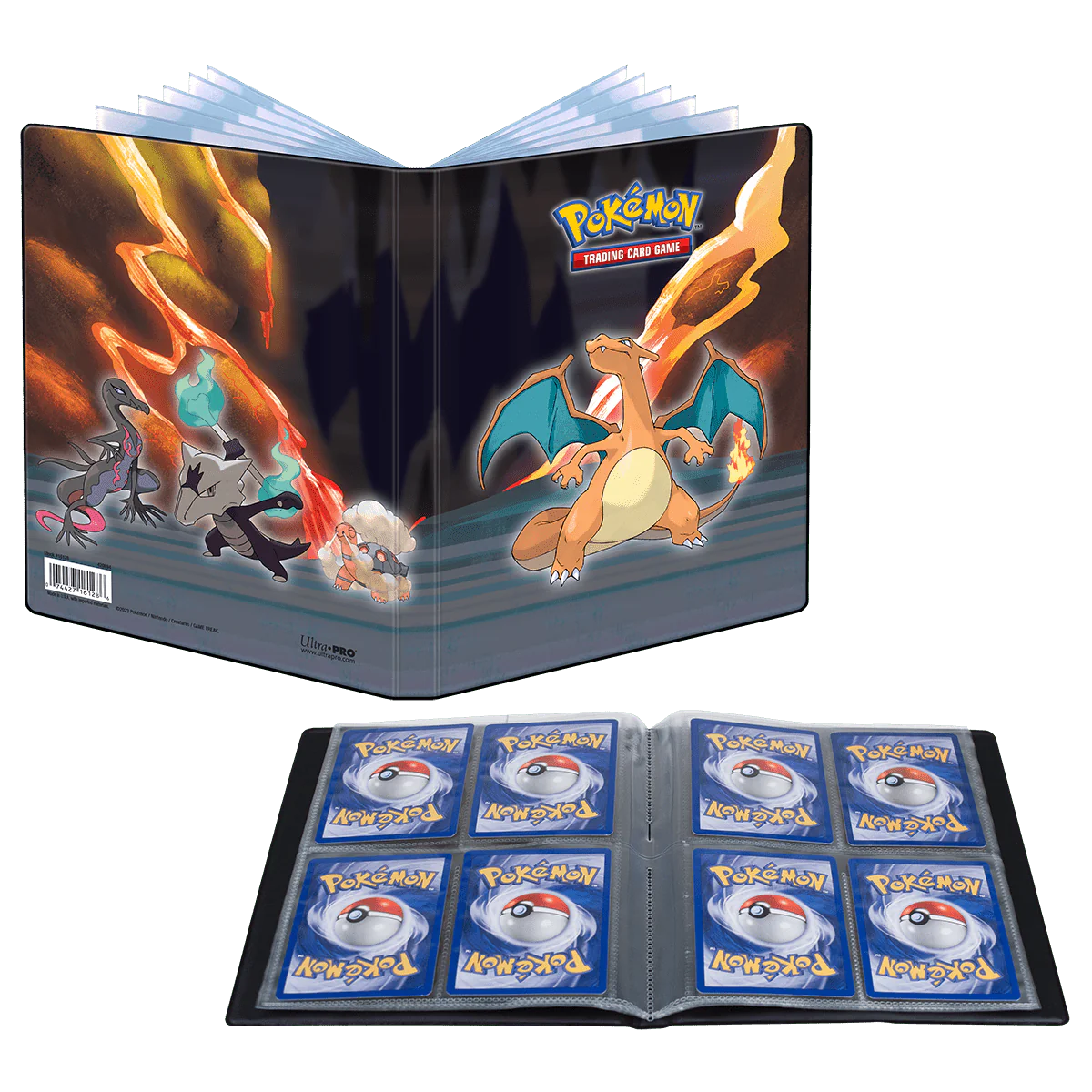 Ultra Pro - Gallery Series: Scorching Summit 4-Pocket Portfolio for Pokémon
