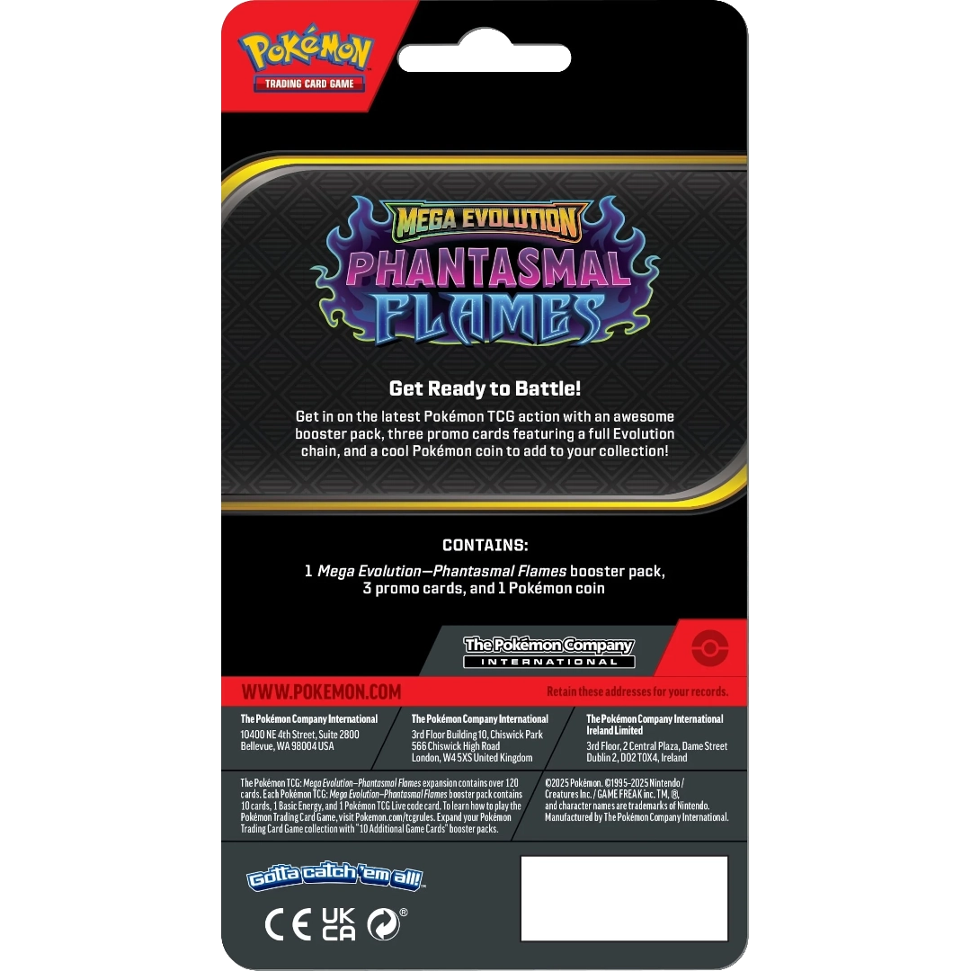 Pokémon TCG: Phantasmal Flames (ME02) - Premium Checklane Blister (EN)