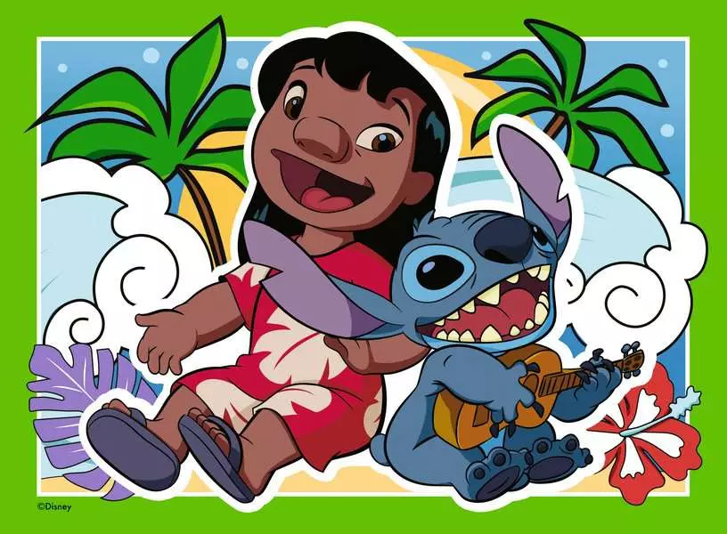 Ravensburger | Disney Stitch 4x35 Teile | Speedy Puzzle