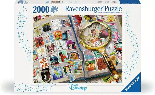 Ravensburger | Disney Classics Meine liebsten Briefmarken | 2000 Teile Puzzle