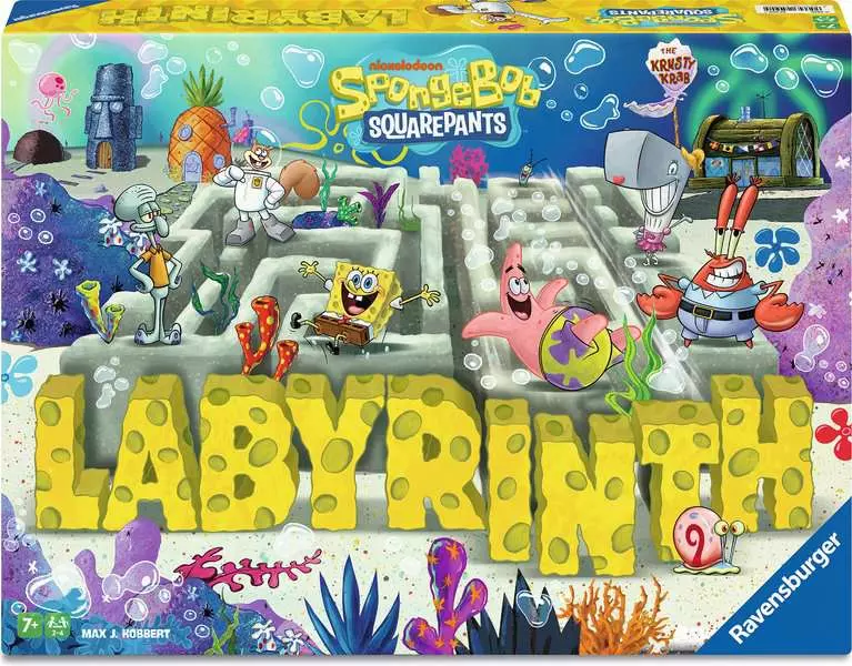 Ravensburger | SpongeBob Labyrinth | Gesellschaftsspiel & Brettspiel