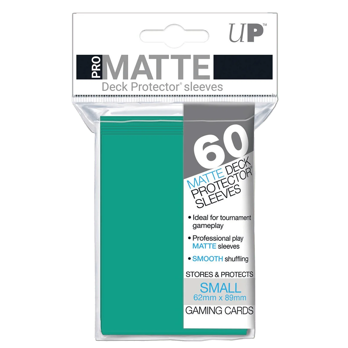 Ultra Pro - Pro-Matte Small Deck Protector Sleeves (60ct) Stil: Aqua