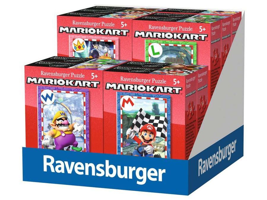 Ravensburger | Mario Kart | 54 Teile Minipuzzles Verkaufsdisplay/Thekendisplay
