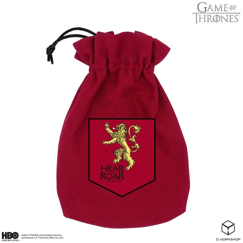 Q Workshop | Lannister | Game Of Thrones Dice Pouch