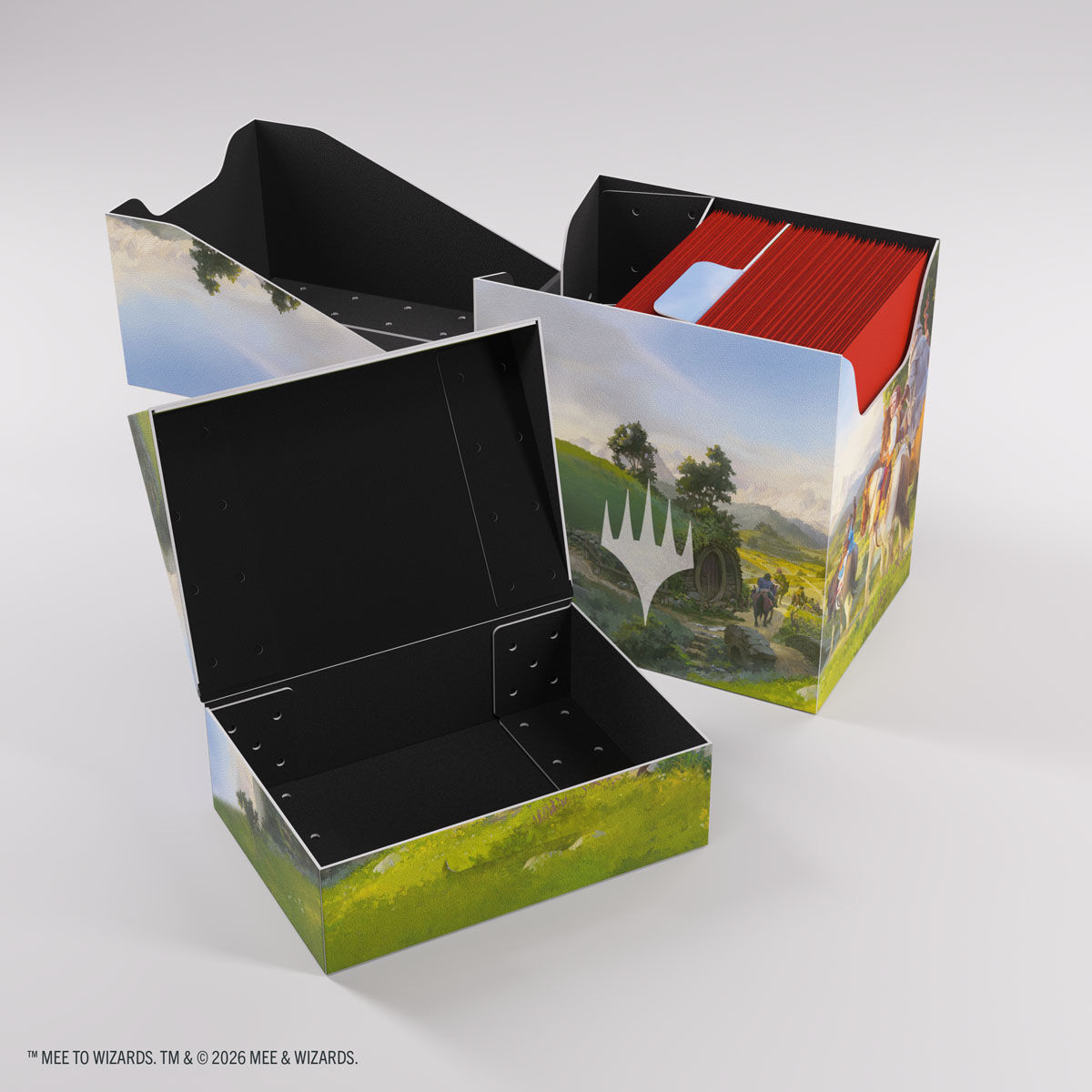 Gamegenic | MTG: The Hobbit - Leaving Hobbiton / Troop of Ponies | Soft Crate 80+ Deckbox
