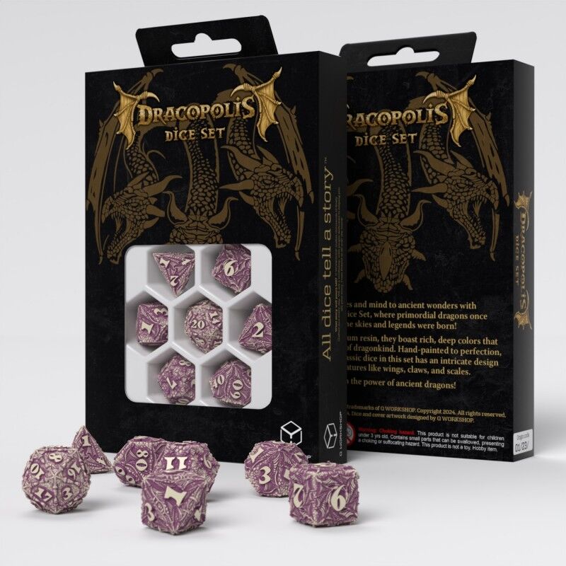 Q Workshop | The Yucatan Featherwing | Dracopolis Dice Set
