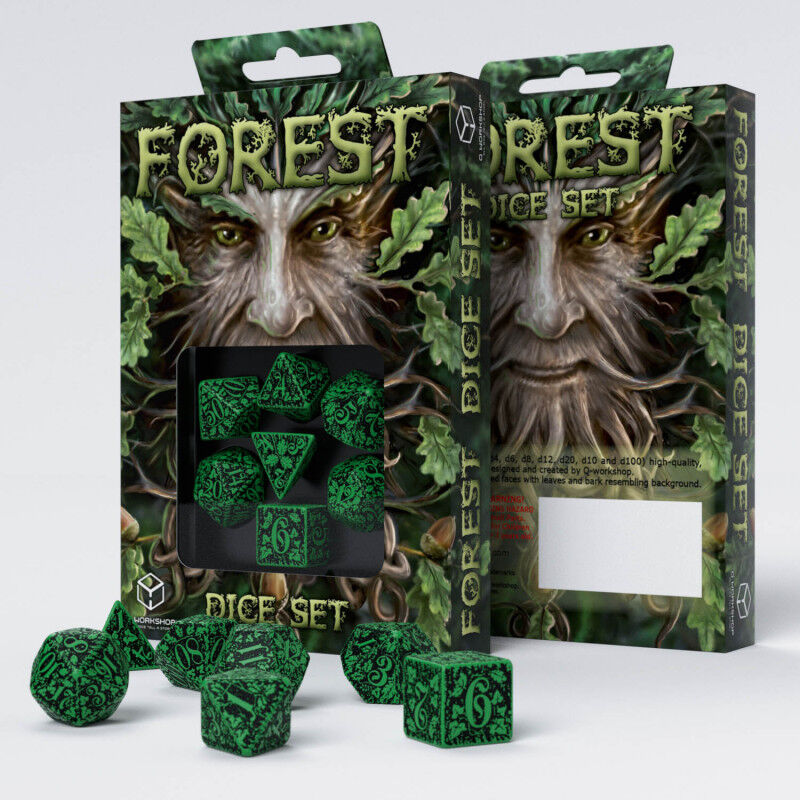 Q Workshop | Jungle | Forest Dice Set