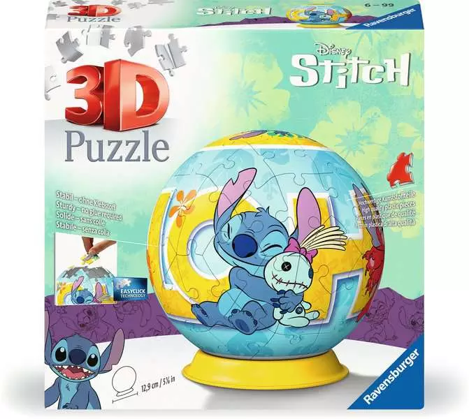 Ravensburger | Disney Stitch | 3D Puzzle-Ball