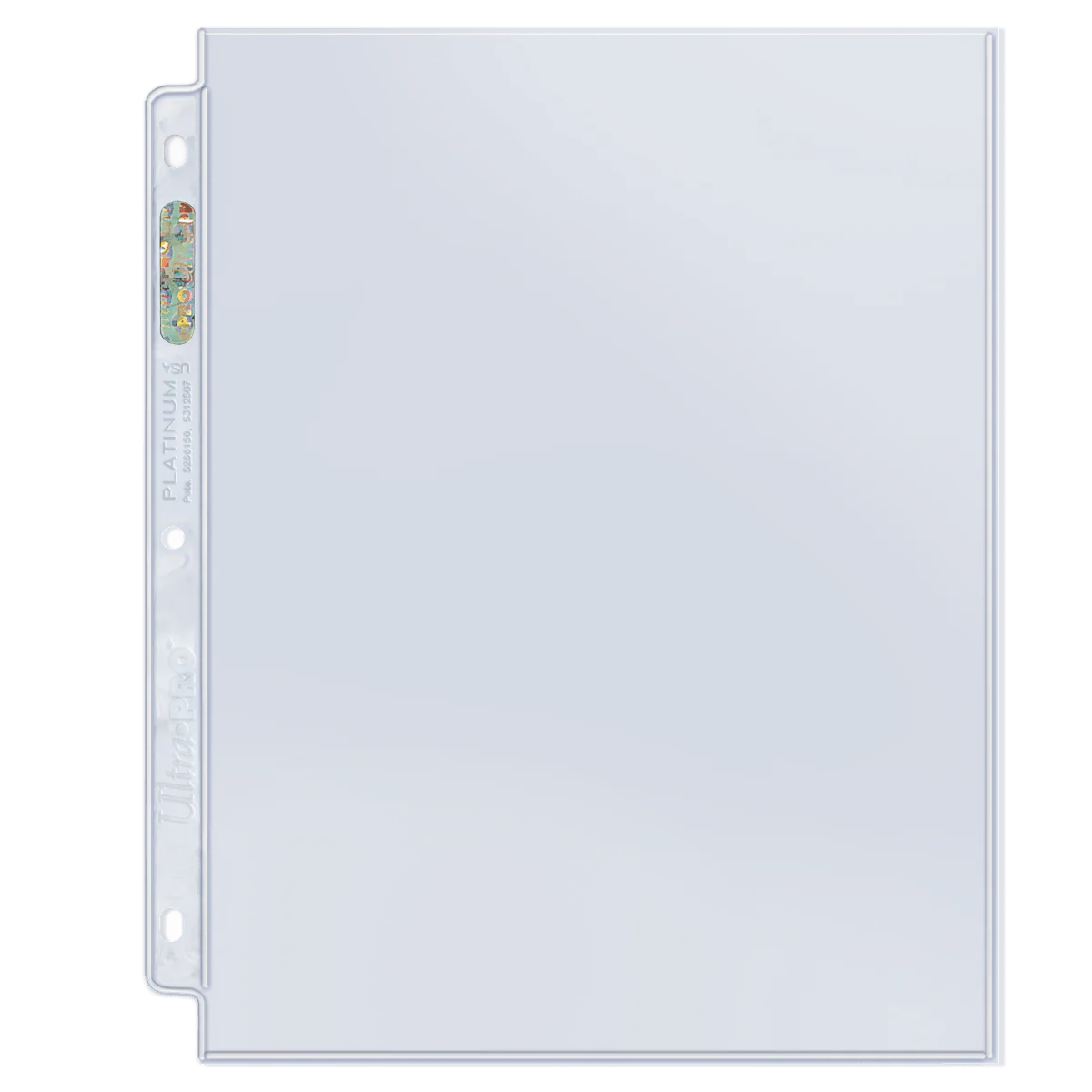 Ultra Pro: 1-Pocket Platinum Page - with 8-1/2" X 11" Pocket