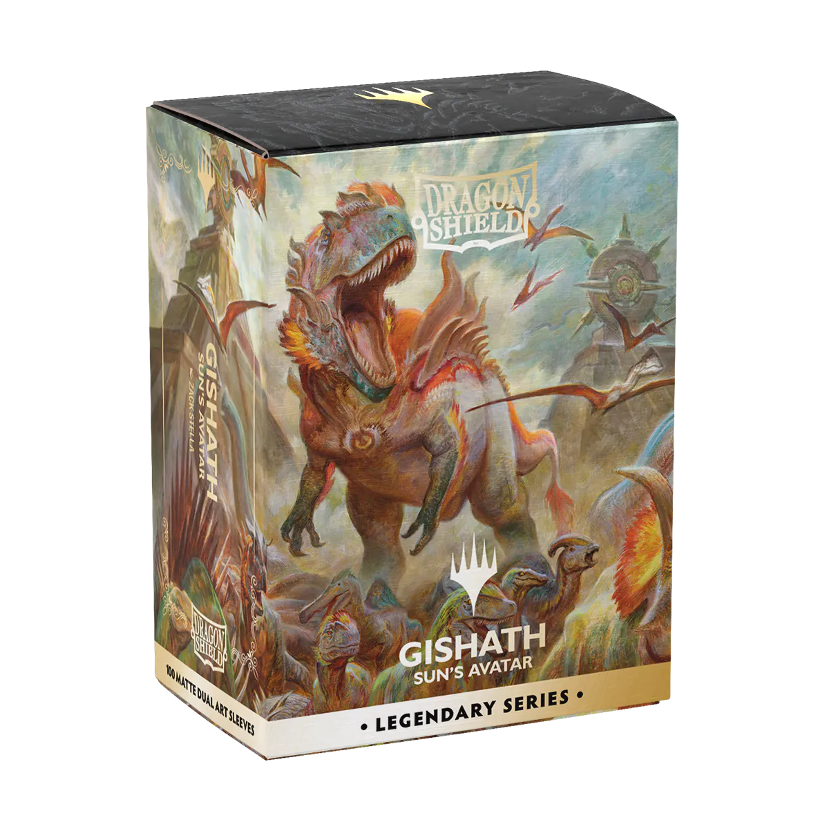 Dragon Shield | Legendary Series - Gishath, Sun´s Avatar | Matte Dual Art Sleeves Standard Size