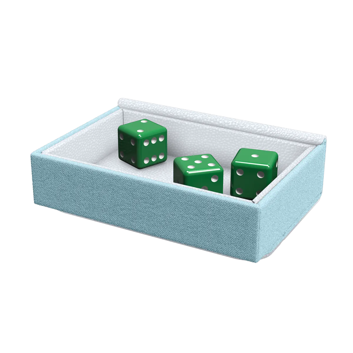 Dragon Shield | White & Aqua | Dragon Tray
