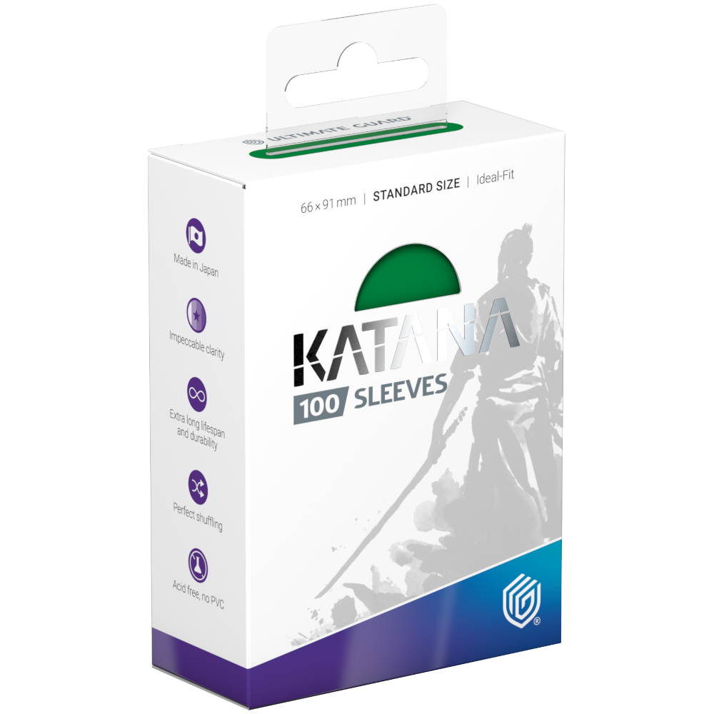 Ultimate Guard | Katana Sleeves | Standard Size (100) Jade Garden