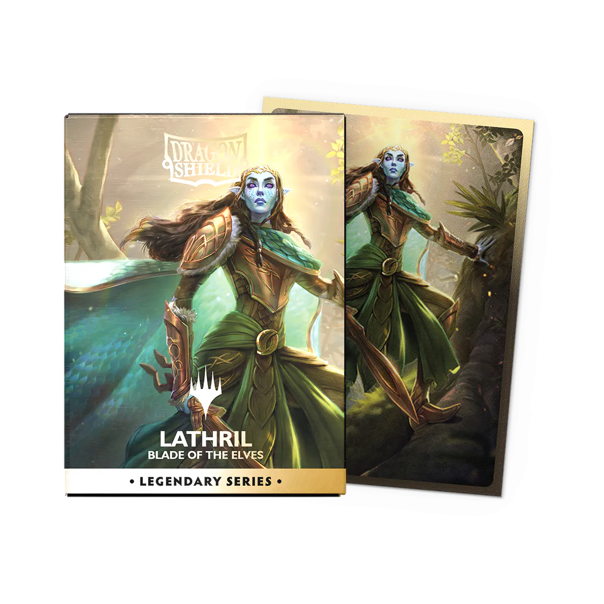 Dragon Shield | Legendary Series - Lathril, Blade of the Elves | Matte Dual Art Sleeves Standard Size