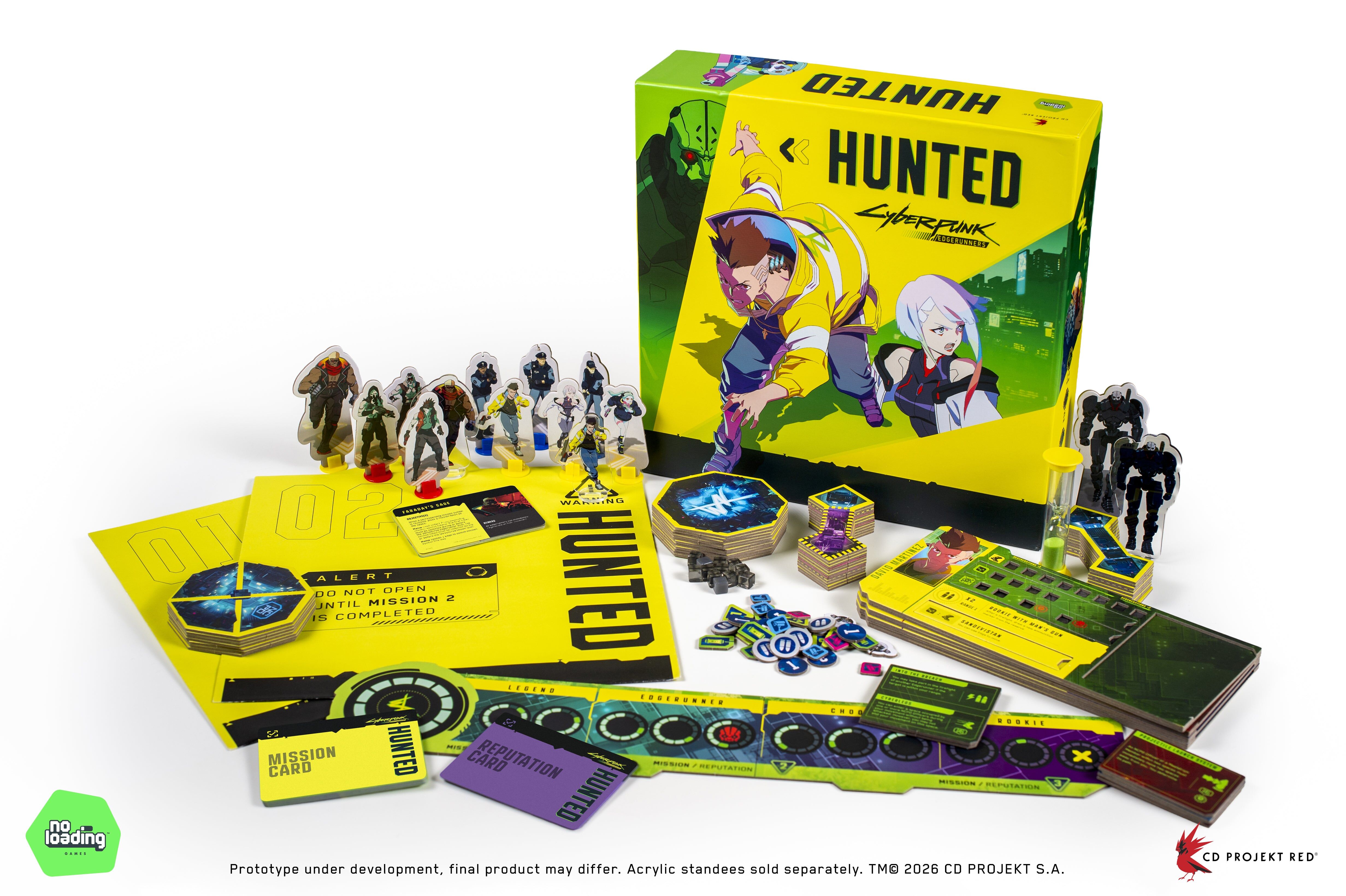 No Loading Games | Cyberpunk: Edgerunners – Hunted | Boardgame
