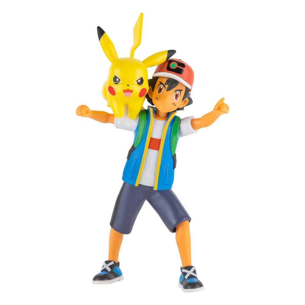 Pokémon | Ash & Pikachu | 11cm Battle Feature Figure