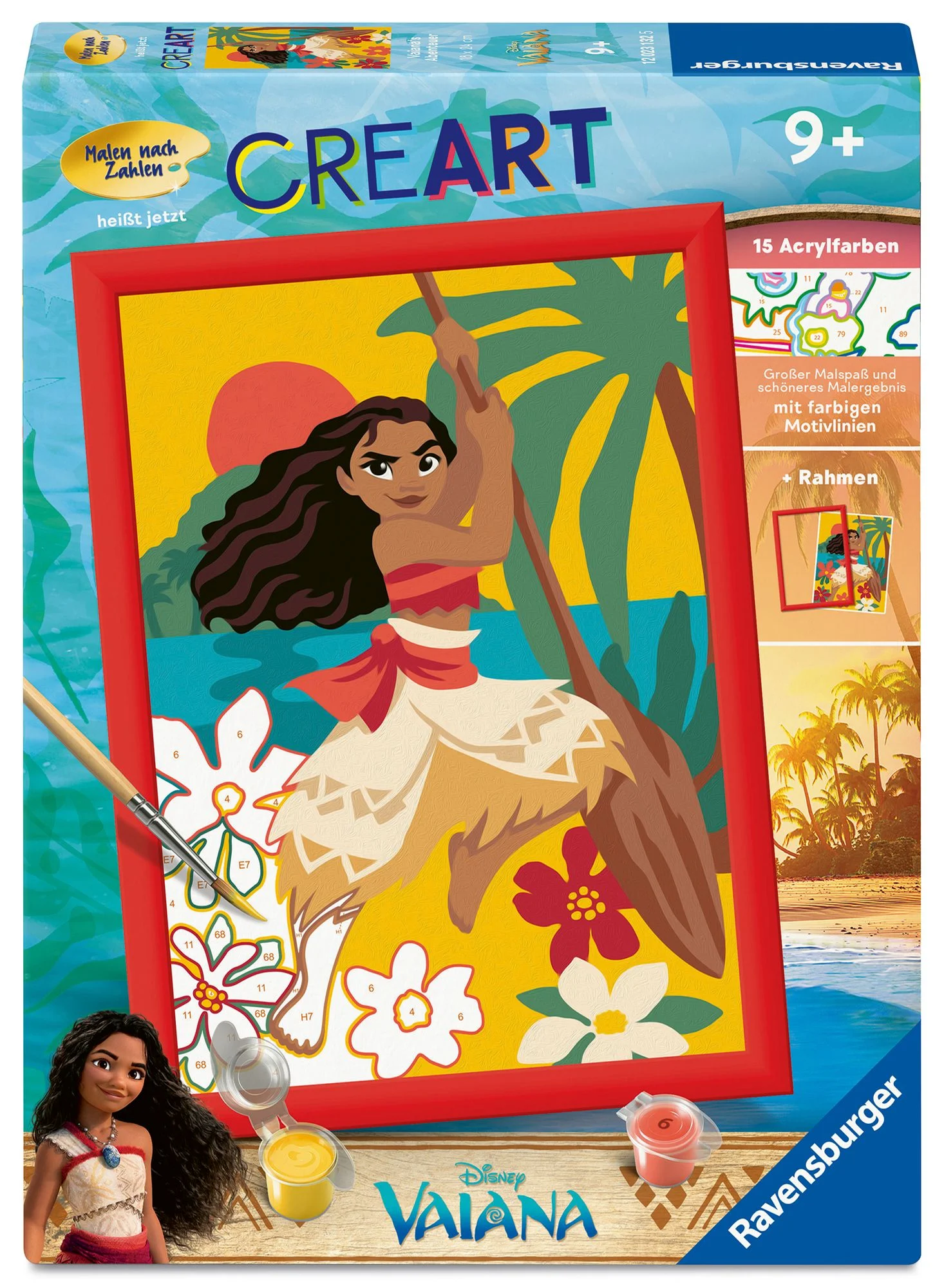Ravensburger | Disney Vaiana´s Abenteuer | CreArt Malen nach Zahlen