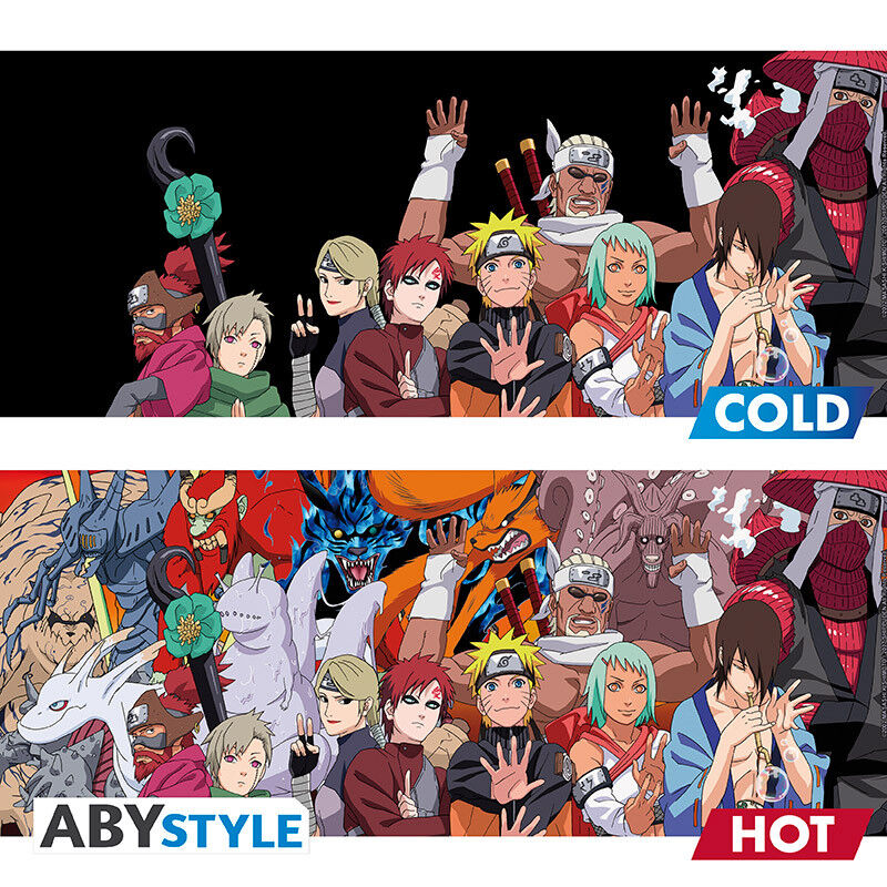 Abysse: Naruto Shippuden - Mug Heat Change 460ml - Biju & Jinchuriki