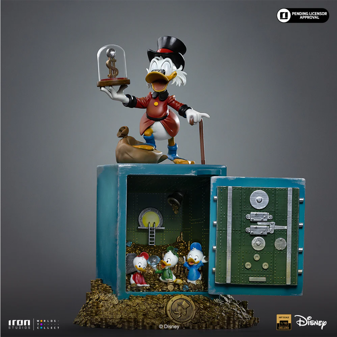 Iron Studios | Uncle Scrooge Mcduck And Nephews - Duck Tales | Art Scale 1/10