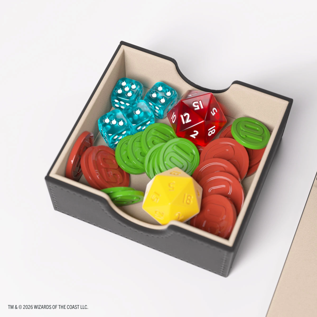 Gamegenic | Secrets of Strixhaven - Schwarz/Beige | Deckbox Sidekick Plus100+ XL