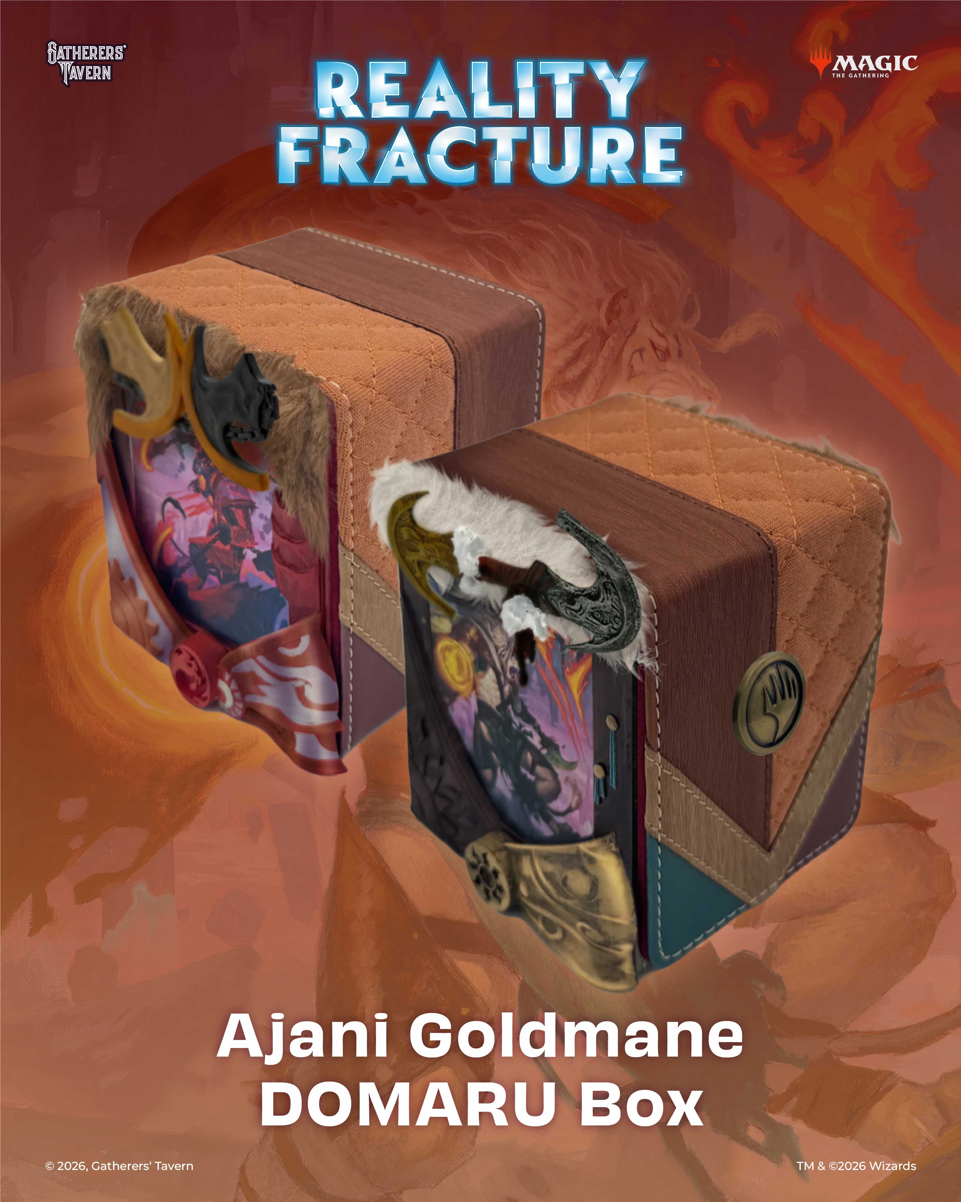 Gatherers' Tavern | Ajani Goldmane Fractured Reality | DOMARU Finest Deck Box