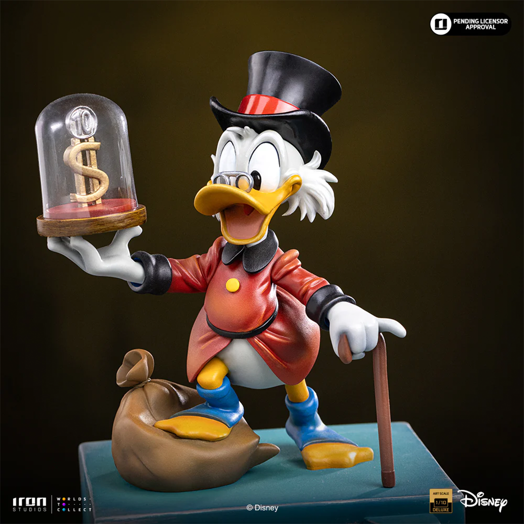 Iron Studios | Uncle Scrooge Mcduck And Nephews - Duck Tales | Art Scale 1/10
