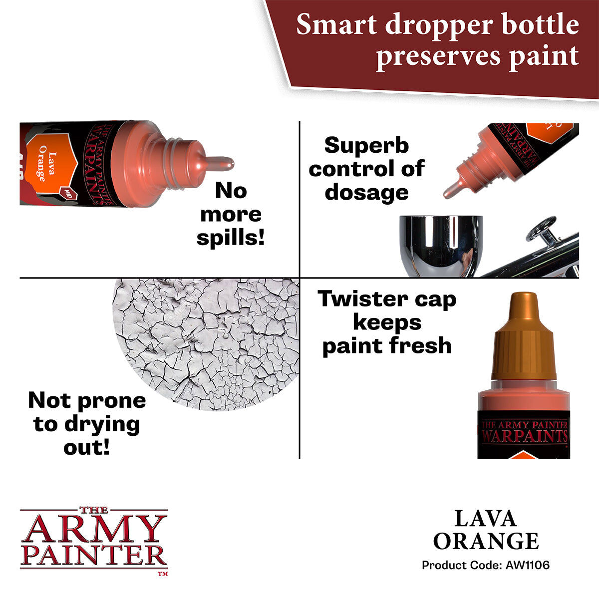 The Army Painter - Lava Orange - Warpaints Air
