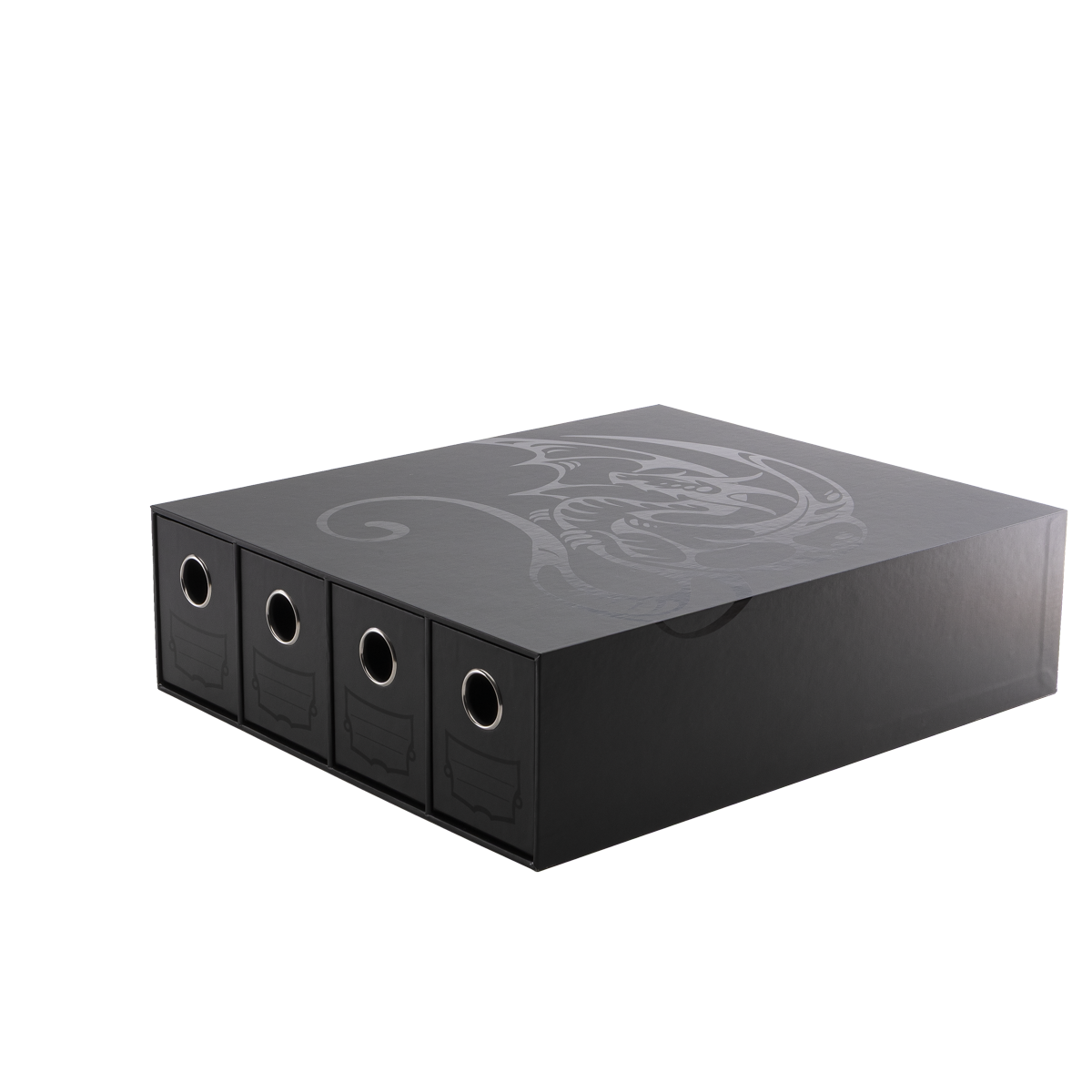 Dragon Shield | Fortress Card Drawer | Horizontal 4 Black