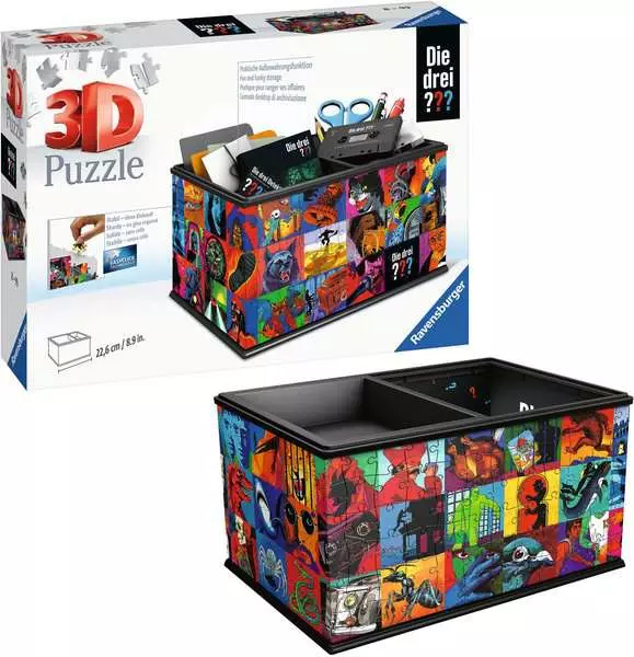 Ravensburger | Aufbewahrungsbox Die drei ??? | 3D Puzzle