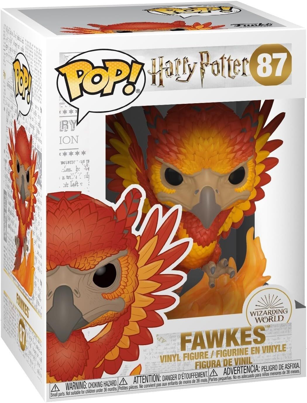 Figurine Pop Harry Potter pas cher : Fumseck - Porte-clés Figurine Pop Harry Potter pas cher : Fumseck - Porte-clés