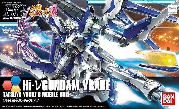Bandai: HGBF Gundam Hi-Nu Vrabe – Gundam Build Fighters (1/144)