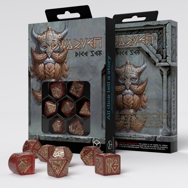 Q Workshop | Jewels | Dwarven Dice Set
