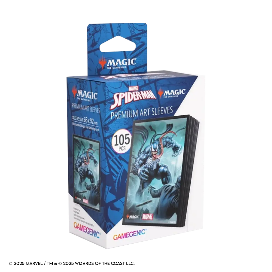 Gamegenic | Magic The Gathering - Spider-Man / Venom | Premium Art Sleeves (105 Stück)