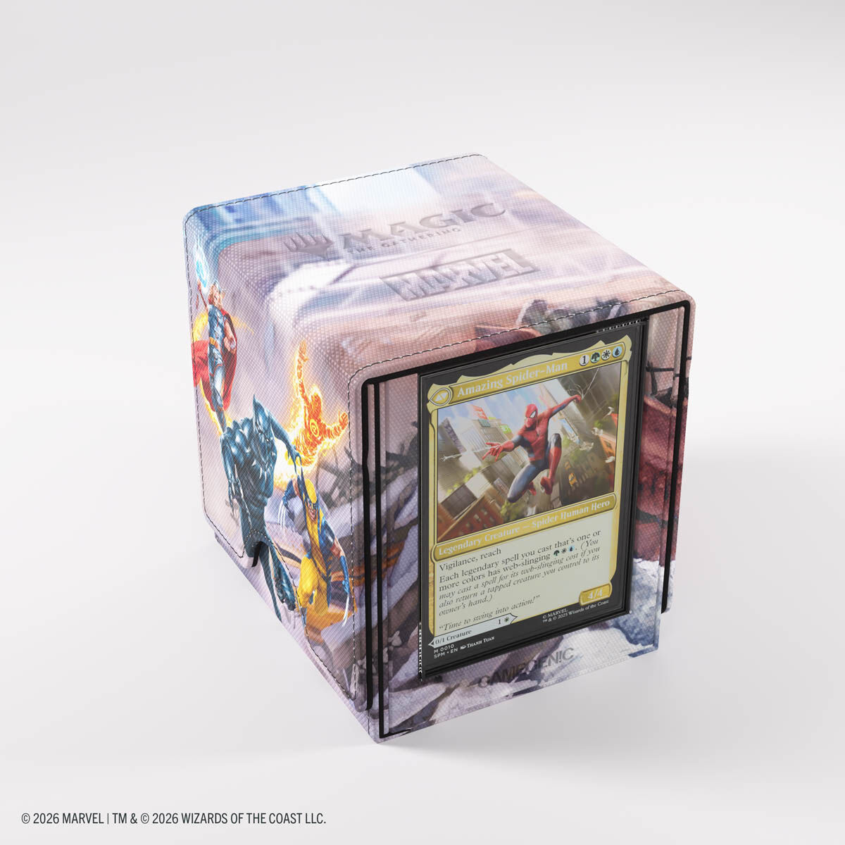Gamegenic | Marvel Super Heroes - Marvel Super Heroes | Deckbox Sidekick PRO 100+ XL