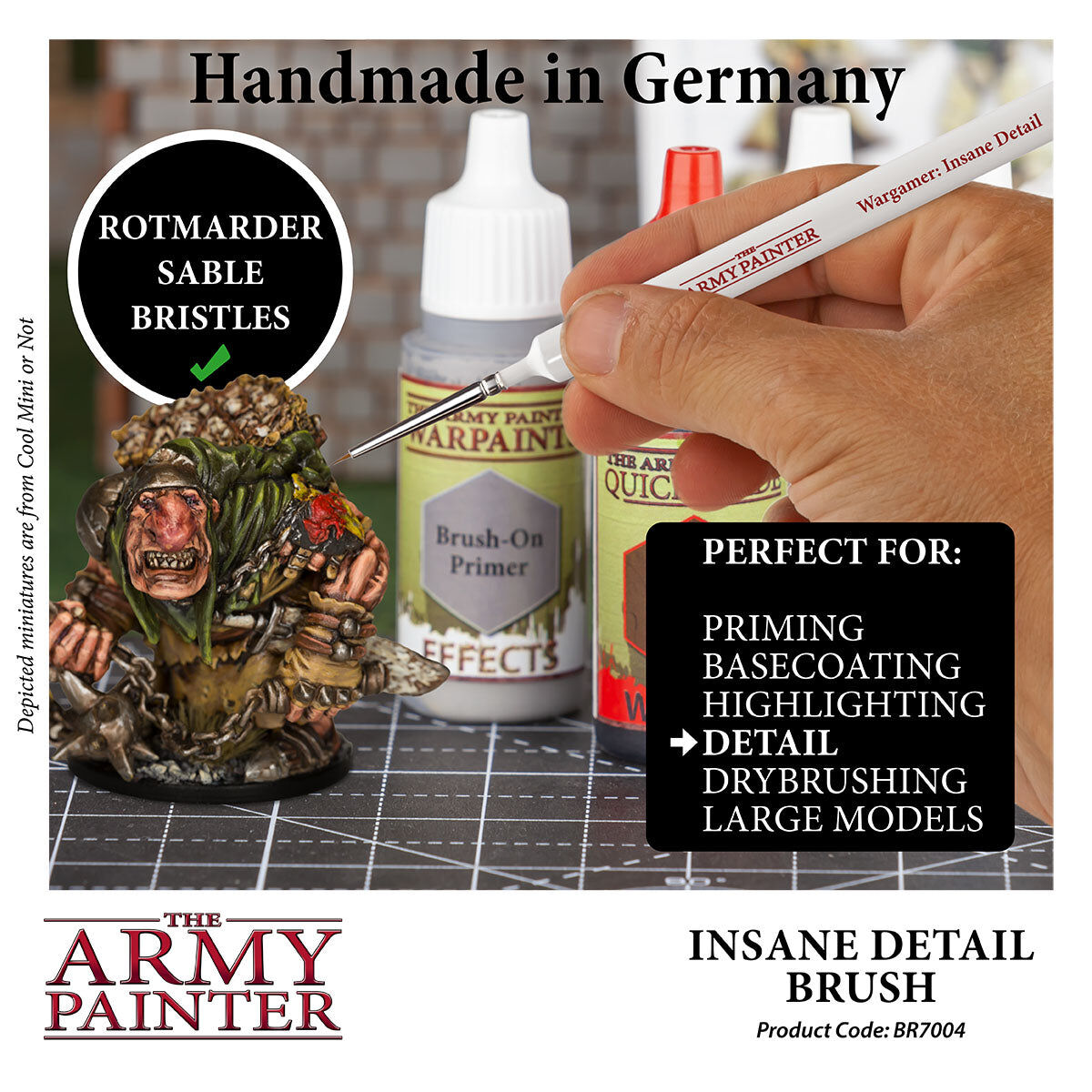 The Army Painter - Insane Detail - Wargamer Brush
