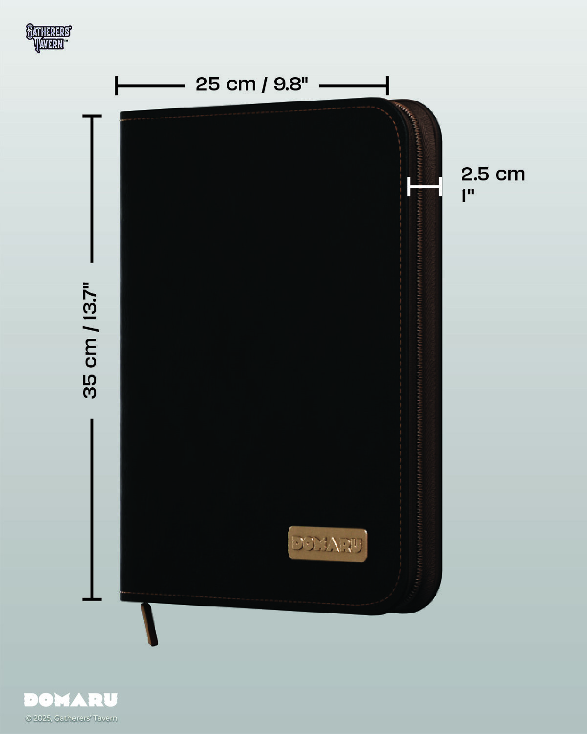 Gatherers' Tavern | Dusky Ochre Deco Patch DOMARU | Binder 9-Pocket